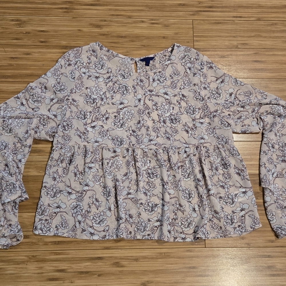 Aeropostale Foral Print Top